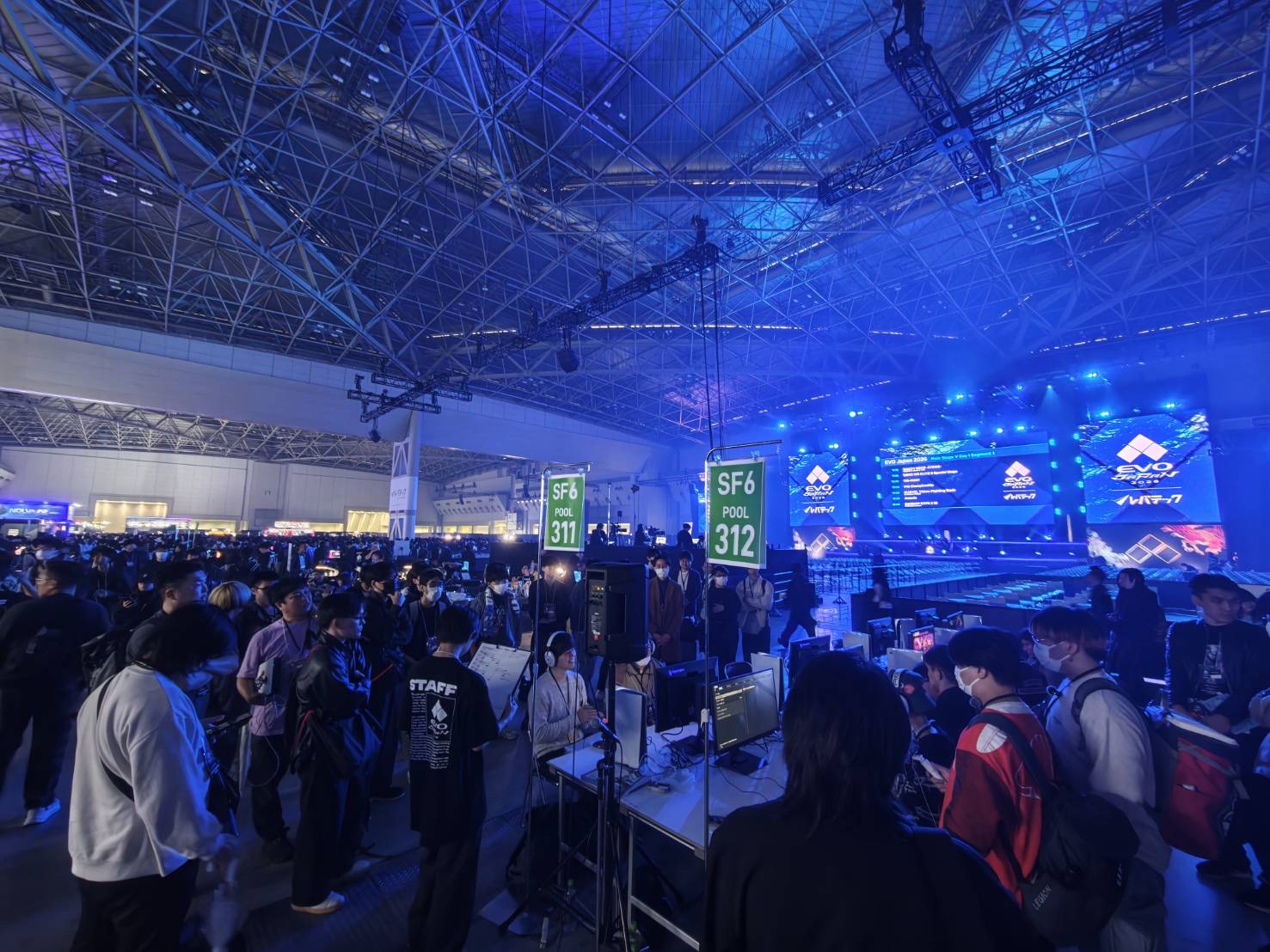 ボードルアの社内メディアで紹介された格闘ゲーム大会の会場